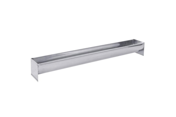 Moule à crème Schneider en inox, 500 x 70 x 50 mm, forme ronde fermée, 193032