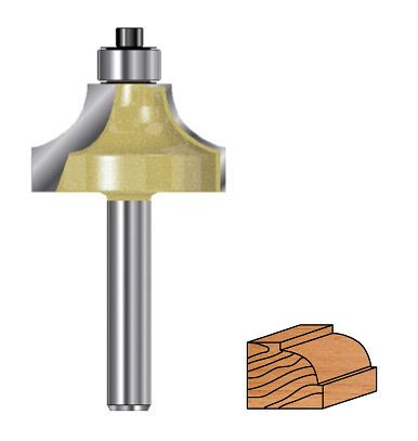 Fraise quart de tige Projahn avec roulement à billes D 38,1 mm, L 51 mm, L2 19 mm, 33204381
