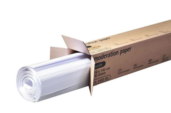 Papier de présentation Legamaster, 100 pièces par boîte, blanc, 80 g/m², 116 x 140 cm, 7-240300