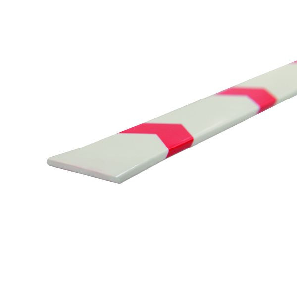 Knuffi Oneway rouge/blanc amovible, système d'orientation, rouge/blanc, amovible, 1 mètre, OW-101