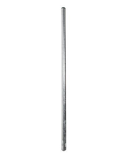 Poteau tubulaire DENIOS, galvanisé à chaud, pour rétroviseur SE / VS, hauteur 3900 mm, 129-670