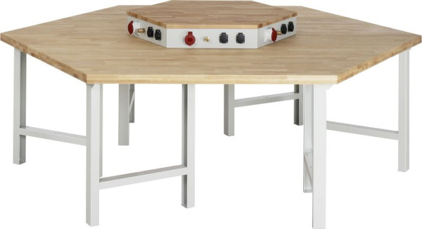 Etabli de groupe RAU 4000 - modèle 400, L2700 x P2340 x H800-1150 mm, avec fixation énergétique, 03-400-135B5H-EA1.12