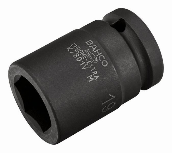 Douille à choc Bahco 1/2", hexagonale, renforcée, SW 17 mm, K7801VM-17