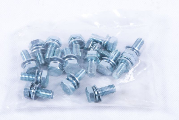 KS Tools Vis M8 avec rondelle 16 pièces, 826.0007-R007P