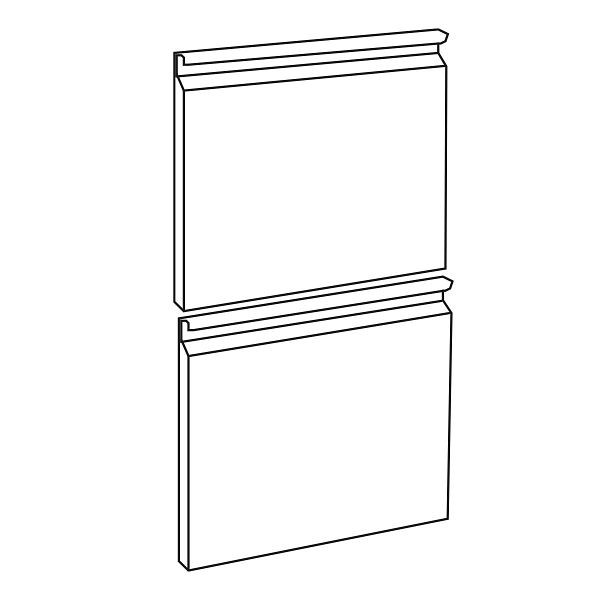 Vaiotec lot de 2 tiroirs pour tables réfrigérantes EASYLINE 700, capacité de charge max. 50 kg par tiroir, 42x59x31 cm, 11253