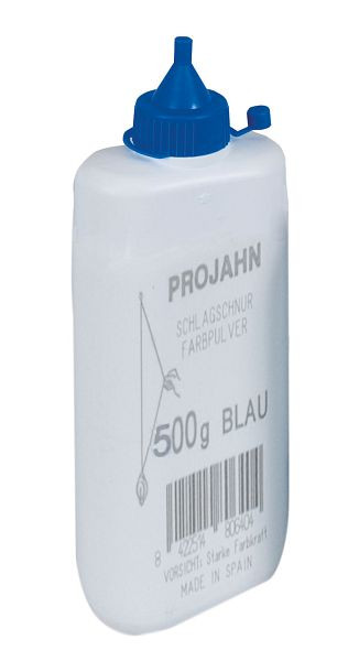 Flacon de poudre de couleur Projahn 500g bleu pour rouleau à craie, 2394-1