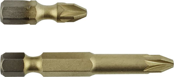 Embout Projahn 1/4" STAR longueur 50mm PZ2 ZrN paquet de 10, 1781102-10