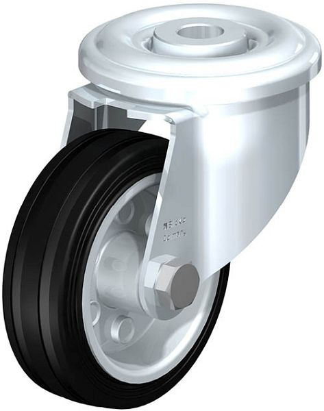 Bedrunka+Hirth roulette pivotante sans frein Ø 80 mm, armoires à tiroirs mobiles T500, 04ST500L80