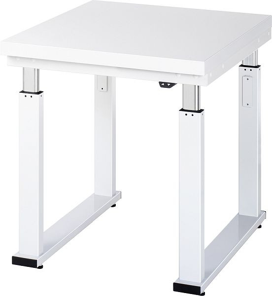 Etabli RAU série adlatus 600 (réglable électriquement en hauteur), plan de travail avec revêtement en stratifié dur, 750x740-1140x900 mm, 08-WB-075-090-H