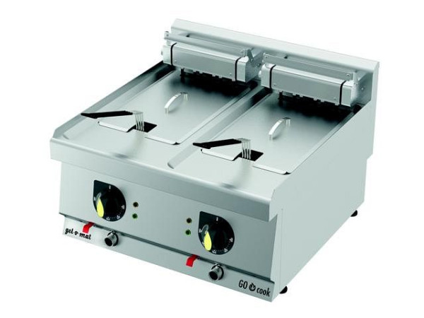 friteuse électrique gel-o-mat 18,0 Kw, GO Cook 600, 2 cuves 12 litres, F6060E