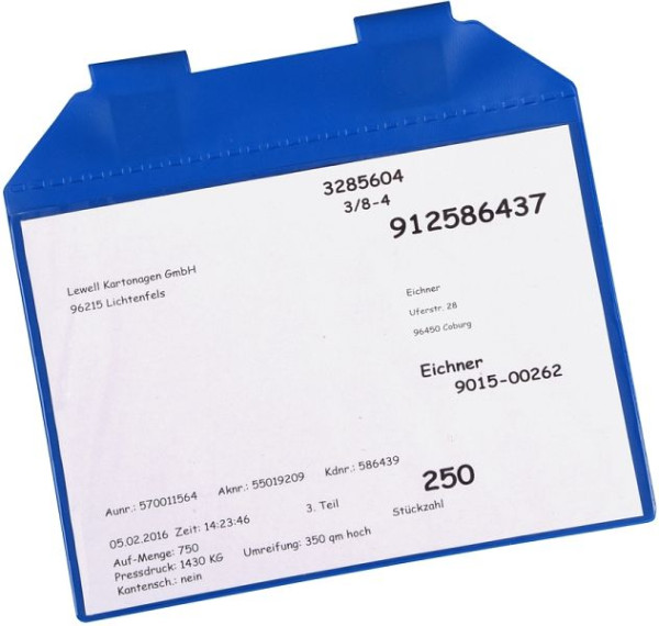 Protège-documents magnétique Eichner, format : DIN A5, 155 x 220 mm, UE : 5 pièces, 9218-03026