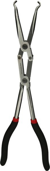 KS Tools Pince à double articulation pour connecteur de bougie d'allumage diamètre 8,0 mm, longue, 500.7166