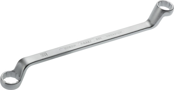 Clé polygonale double Hazet, profil extérieur double hexagonal, 21 x 22 mm, 630-21X22