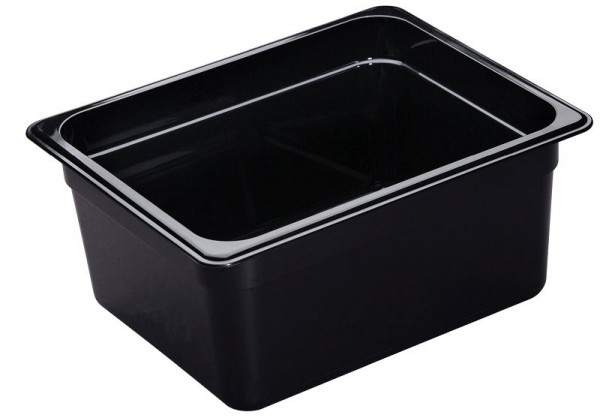 Casseroles résistantes à la chaleur Cambro H-PAN™ GN 1/2-150, 8,9 L, noir, paquet de 6, 26HP110