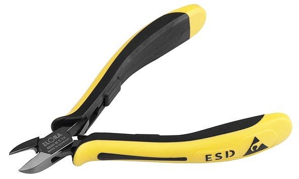 ELORA Elektronik Pince coupante latérale avec ressort de maintien de fil ESD, avec Wate, 4540-ME 2K, 4540020001000