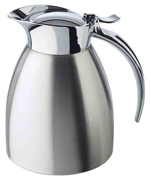 Pichet isotherme APS -ADVANCED-, Ø 10,5 cm, hauteur : 13 cm, 0,3 litre, inox 18/8, mat, double paroi, automatique d'une seule main, 10921