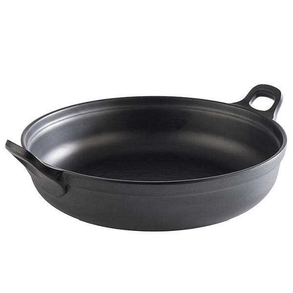 Bol APS -PADELLA-, Ø 28 cm, hauteur : 9 cm, mélamine, noir, avec pieds antidérapants, 3 litres, 85151