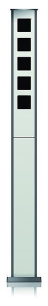 Colonne de communication TCS, non équipée pour 5 modules AMI, autoportante hauteur 1,70 m, K35AS