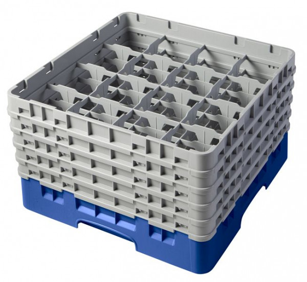Panier de lavage Cambro 16 compartiments Camrack® hauteur: 25 cm Bleu, SU: 2 pièces, 16S958168
