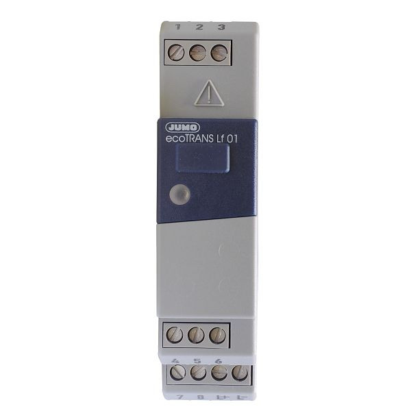 Transmetteur JUMO pour conductivité conductrice et température, rail DIN, sortie analogique de valeur réelle, 00421026