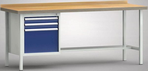 Etabli standard KLW - 2000 x 700 x 840 mm L x P x H, WS118N-2000M40-E7024