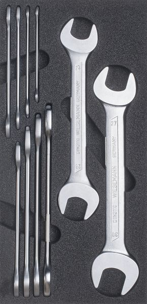 Gamme de chariots d'atelier SW-Stahl, clés à fourche doubles, 10 pièces, Z3013-1