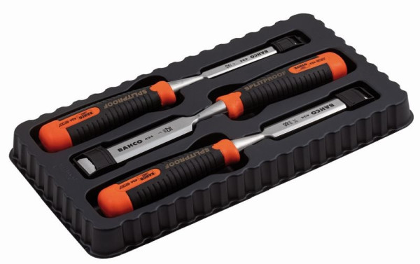 Jeu de burins Bahco, ergo, 12,18,25 mm, en boîte, 434-S3-EUR