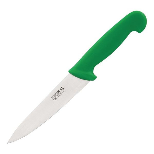 Couteau de chef Hygiplas 16cm vert, C864