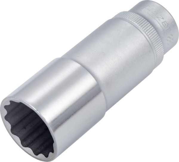 Douille Hazet, Bi-Hex, carré creux 10 mm (3/8"), 20 mm, type long avec moletage, 880TZ-20