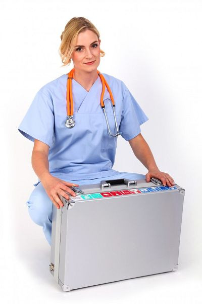 MBS technique médicale cas d'urgence cabinet médical / cabinet spécialisé avec contenu selon DIN, VAL4300FA