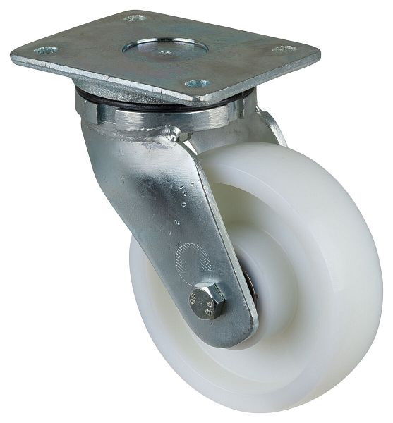 Roulette robuste BS Wheels, largeur de roue 48 mm, Ø roue 150 mm, capacité de charge 800 kg, bande de roulement/corps de roue en plastique, roulements à billes, RR100.B15.150