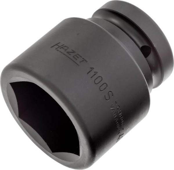 Impact Hazet, douille tournevis machine, 6 pans, carré creux 25 mm, profil 6 pans extérieur, 46 mm, court, 1100S-46