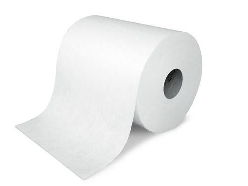 Serviettes polaires DENIOS Hightextra BIO, blanches, en rouleau, format de serviette 38 x 30 cm, UE : 2 rouleaux, 246-187