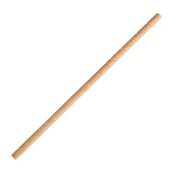 Fiesta Compostable Compostable Pailles flexibles en papier Kraft (lot de 250), FB141