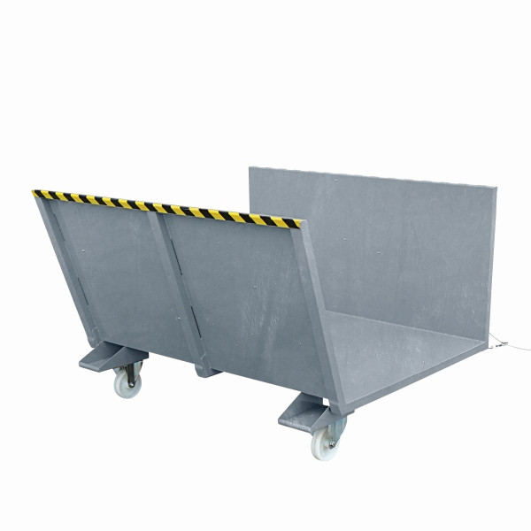 Plate-forme de collecte de bûches Eichinger Industrie avec rampes latérales, 500 kg galvanisée à chaud, 20960000002000