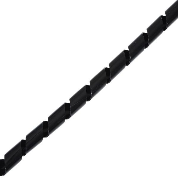 Tuyau de câble spiralé Helos ø 6 - 60 mm, 10m noir, 129257