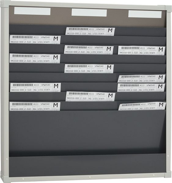Carton Eichner, colonnes : 3, compartiments : 10, 750 x 720 x 75 mm, 9219-02004