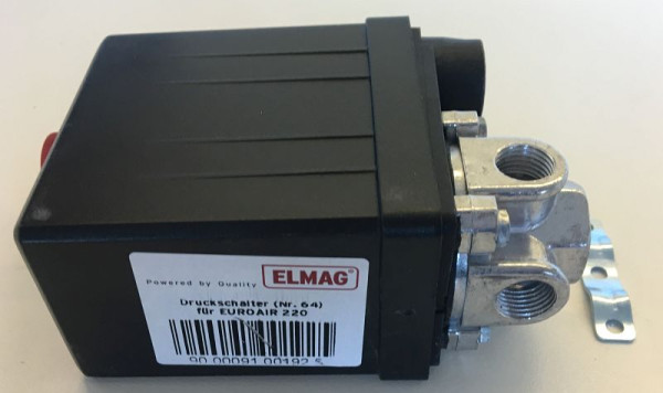 Pressostat ELMAG pour EUROAIR 220 (n° 64), & EUROAIR MINI 200 (n° 62), 9100192