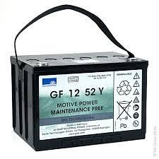 Batterie EXIDE GF 12052 YO, absolument sans entretien, 130100025