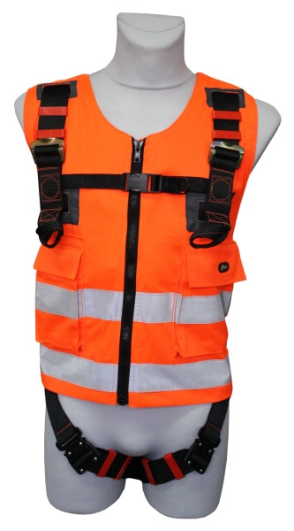 Harnais de sécurité Funcke avec gilet d'avertissement orange, 10020202