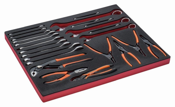 Bahco 3/3 Inlay Clé mixte et pince 24 pièces FF1A102