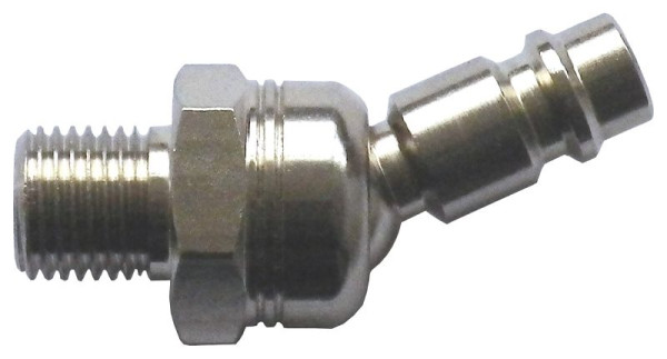 Connecteur pivotant en acier ELMAG DN 7, 2, AG 1/4', longueur = 54,7 mm, 42790
