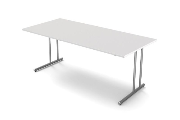 Bureau Kerkmann L 1800 x P 800 x H 750 mm, gris clair, 11467111