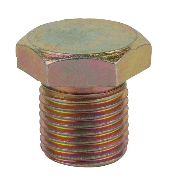 Vis de vidange d'huile KS Tools, six pans extérieurs 21 mm, M16x1,5x16 mm, paquet de 10, 430.1031
