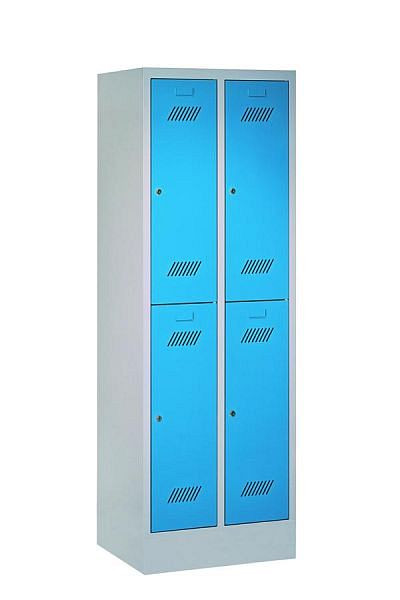 Armoire vestiaire avec piédestal PAVOY - 2 tiroirs -, 20260-223-431