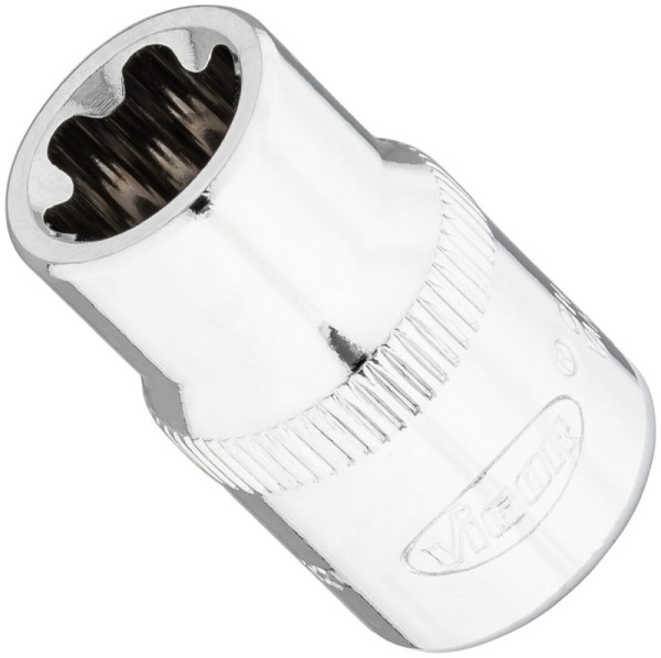 Insert pour clé à douille VIGOR T-Plus, carré 10 mm (3/8"), profil E+, E12+, V7920-EP12