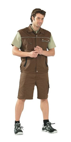Gilet Planam Canvas 320, marron/noir, taille L, 2166052