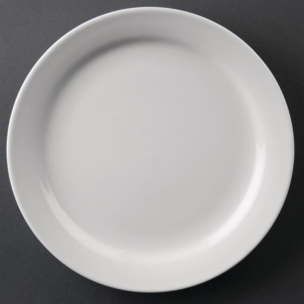 Assiettes rondes OLYMPIA Athena à bord étroit 16,5 cm, UE : 12 pièces, CF360