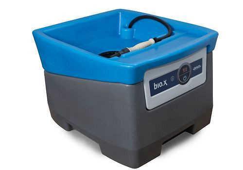 Laveuse de pièces DENIOS biohne x A25, kit complet avec lavabo mobile, 274-240