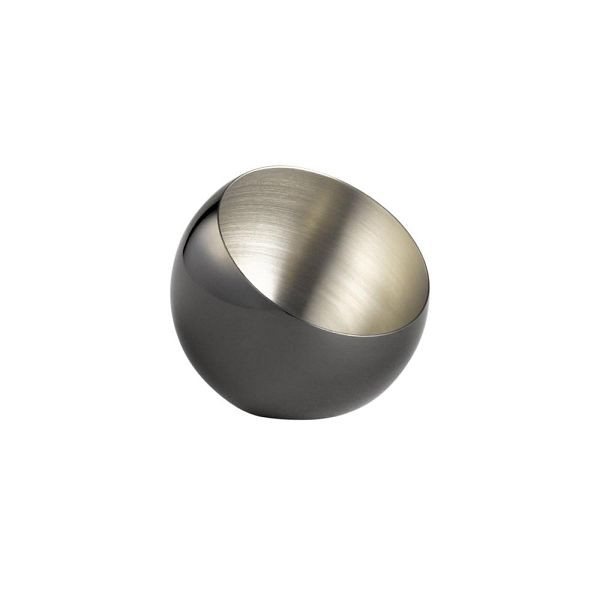 Bols APS "SPHERE", lot de 3, Ø 8 cm, hauteur 7 cm, 0,1 litre, acier inoxydable, aspect bronze, 40772